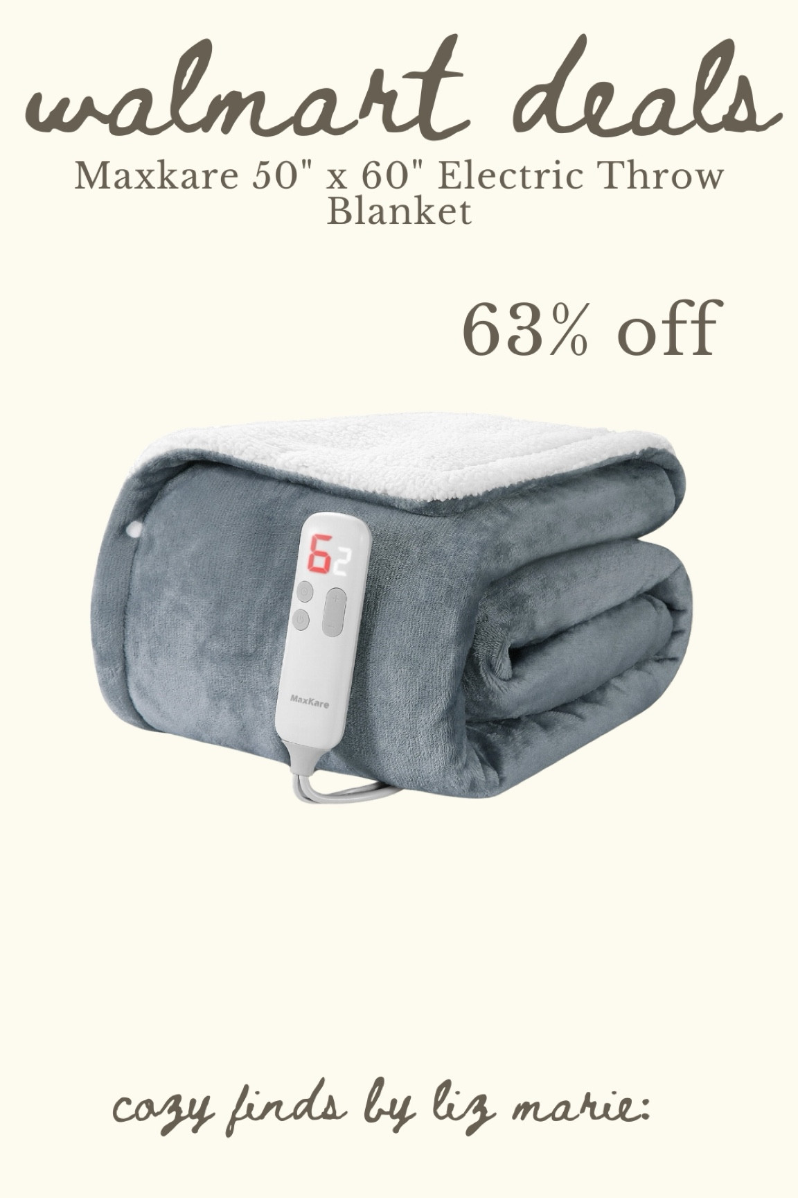 @walmart October deals is right around the corner. There are so many cozy things for you or get a head start on your holiday shopping! Who doesn’t love a cozy heating blanket?

#walmartpartner #walmartdeals



#LTKHome #LTKSaleAlert