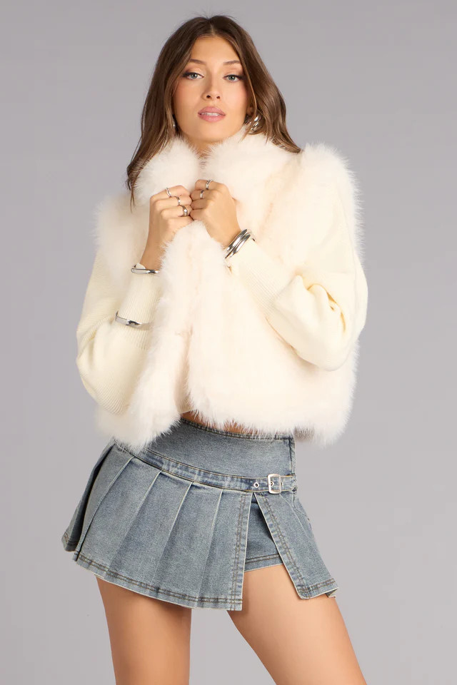 Cold Girl Faux Fur Vest | Windsor Stores
