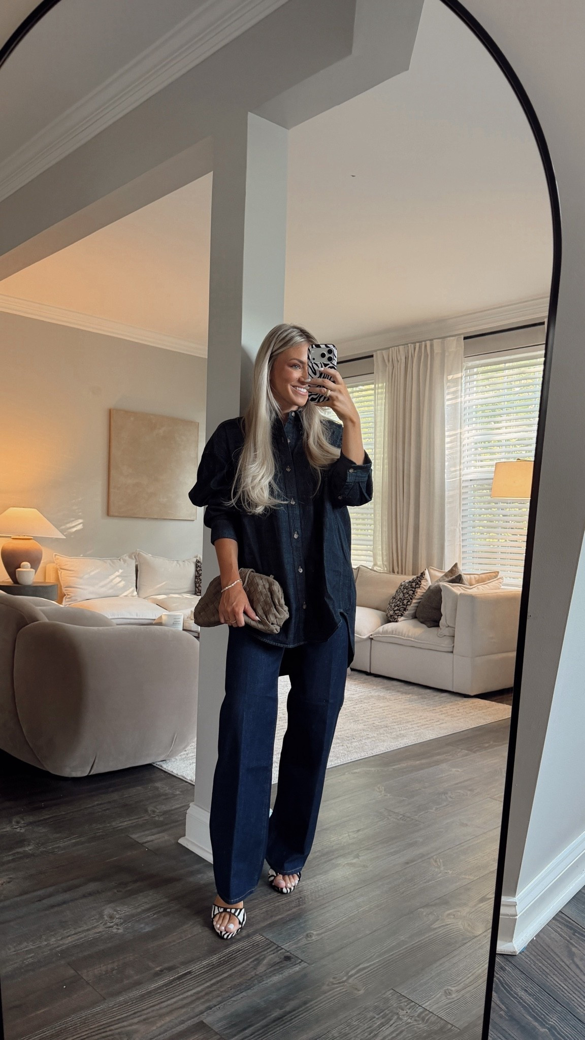 Another really good all denim set! You can easily wear this top with so many looks. These jeans are also some of my favorites- ultra flattering!

#LTKSeasonal #LTKootd