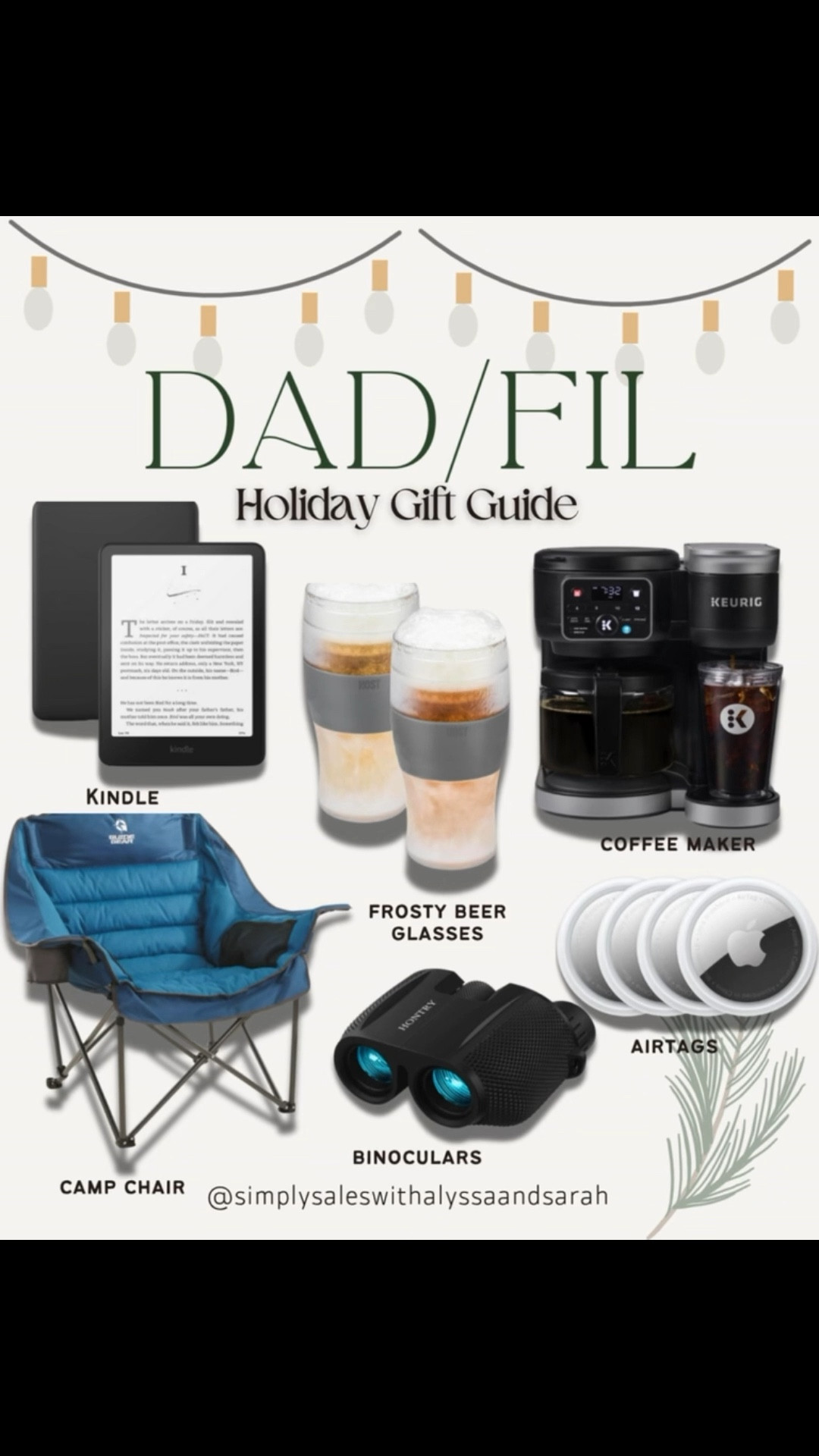 Dads and FILs can be impossible to shop for — so I rounded up a few can’t-miss favorites! 🎁
From cozy camp chairs and frosty beer glasses to gadgets they’ll actually use (looking at you, coffee maker + AirTags 👀).

#LTKHoliday #LTKGiftGuide #LTKMens