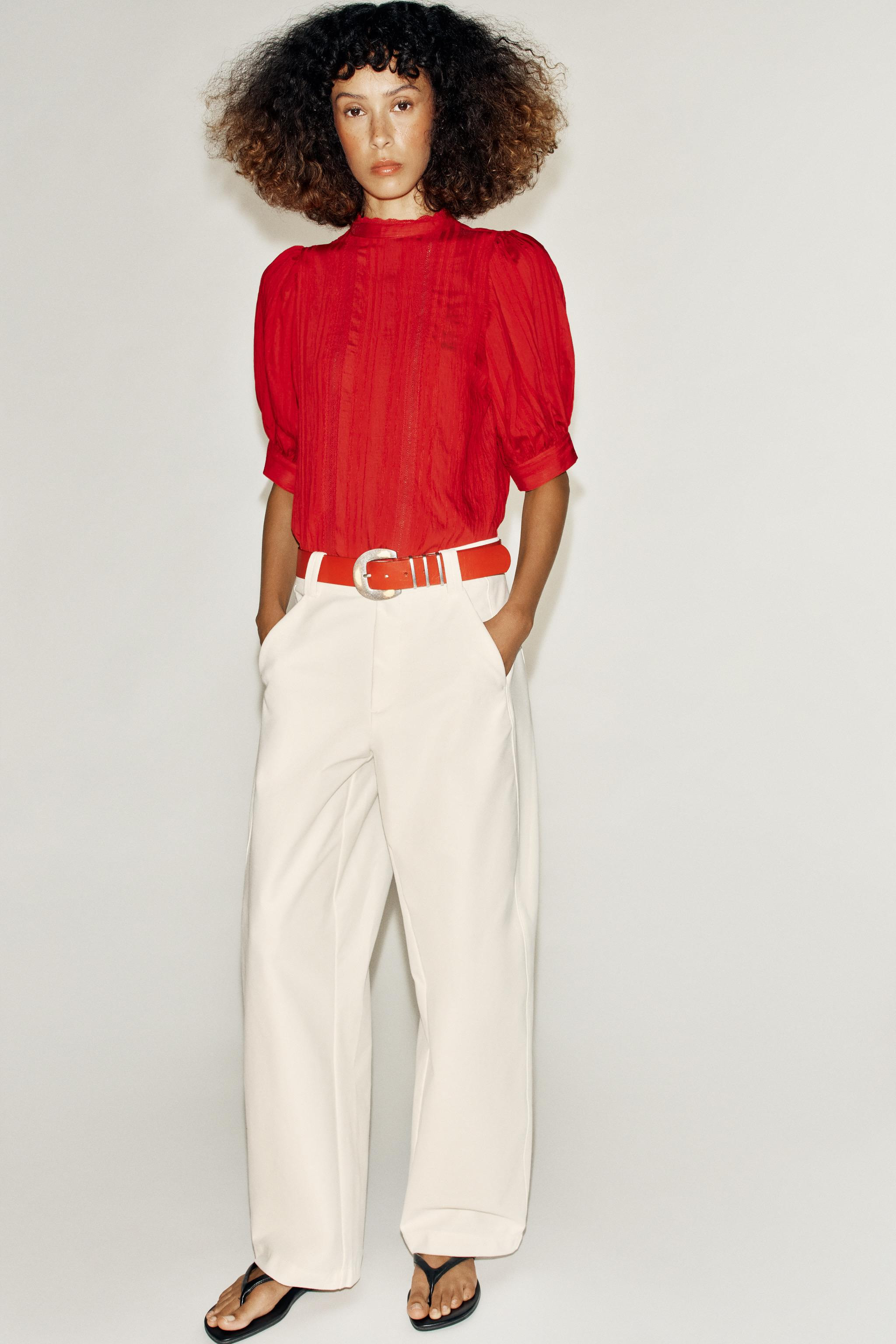 ROMANTISCHE SPITZENBLUSE | Zara DE