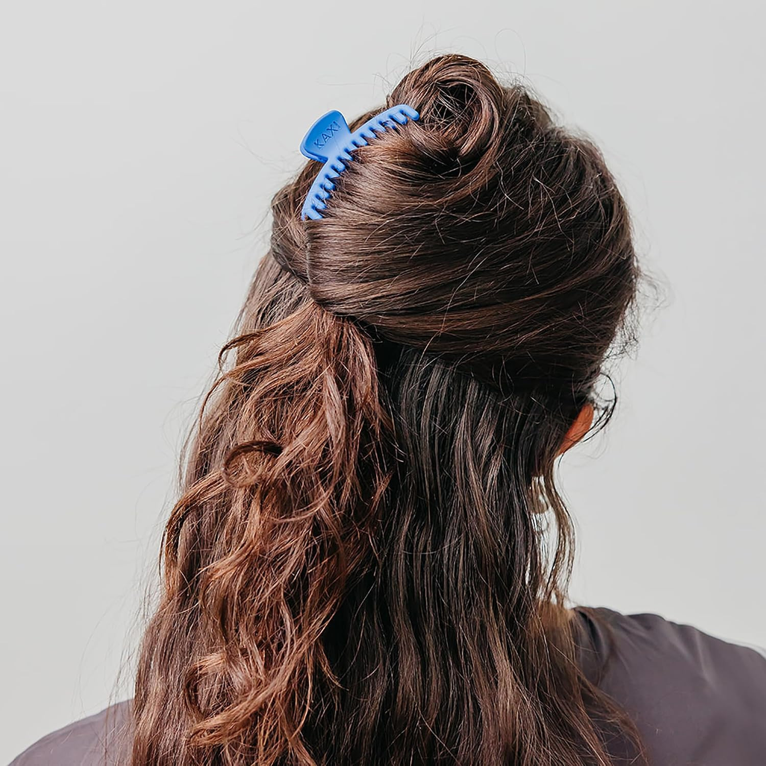 KAXI Hold Everything Mini Hair Claw for Thick & Thin Hair (Royal Blue) | Amazon (US)