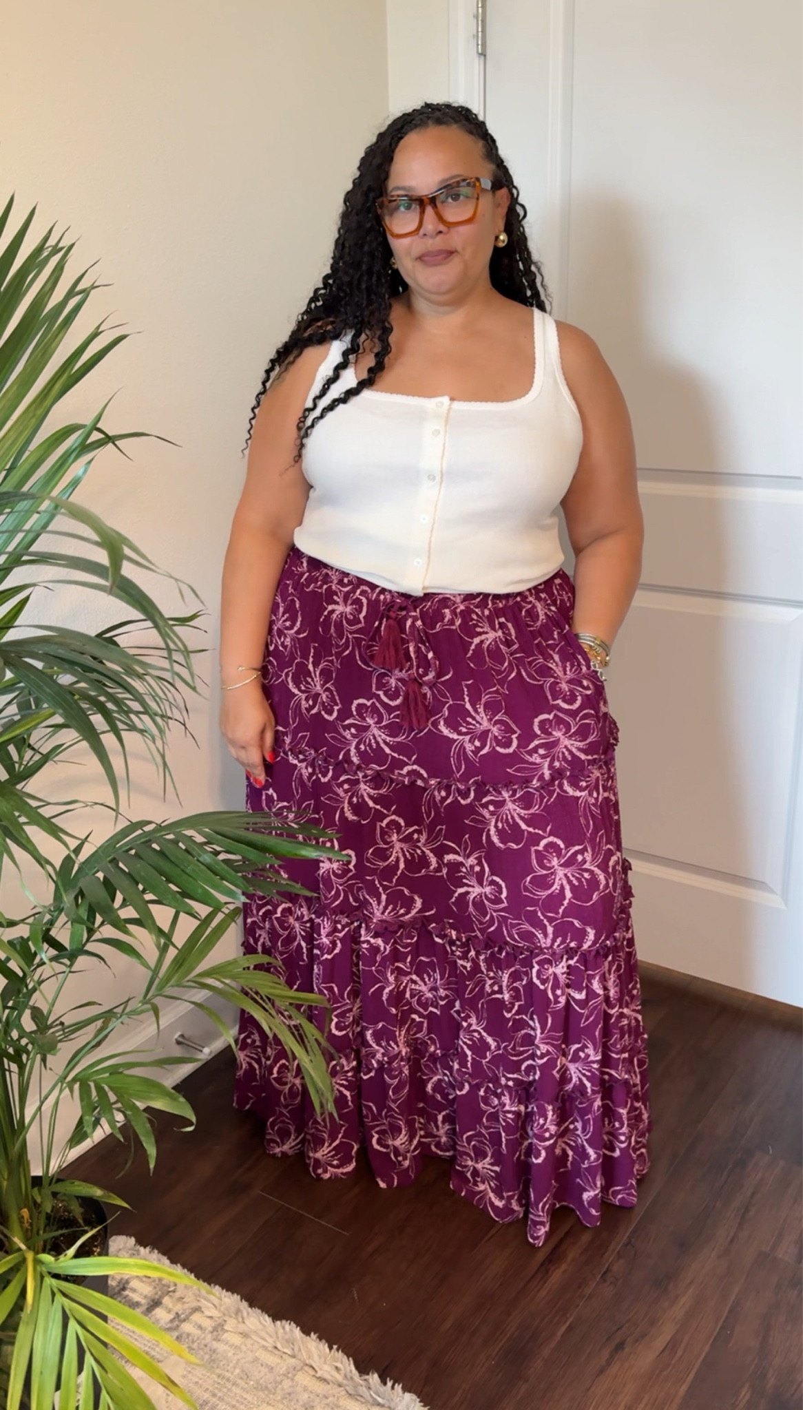 Maxi skirt me!! Pair it with any tank or strapless shirt! Wearing a 2 in both @Torrid

#LTKootd #LTKPlusSize #LTKOver40