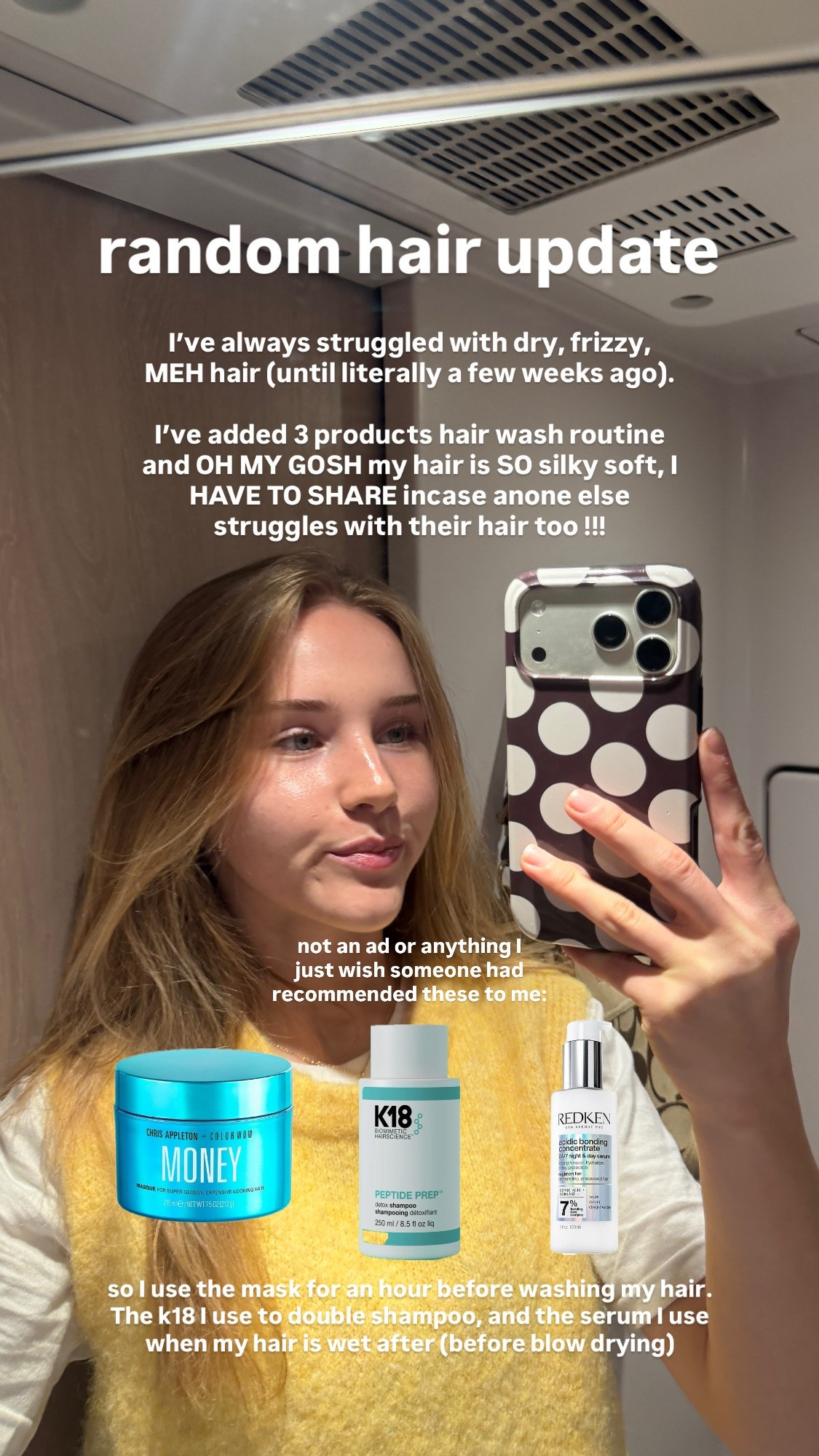 dry hair -> soft hair (the best products ever)