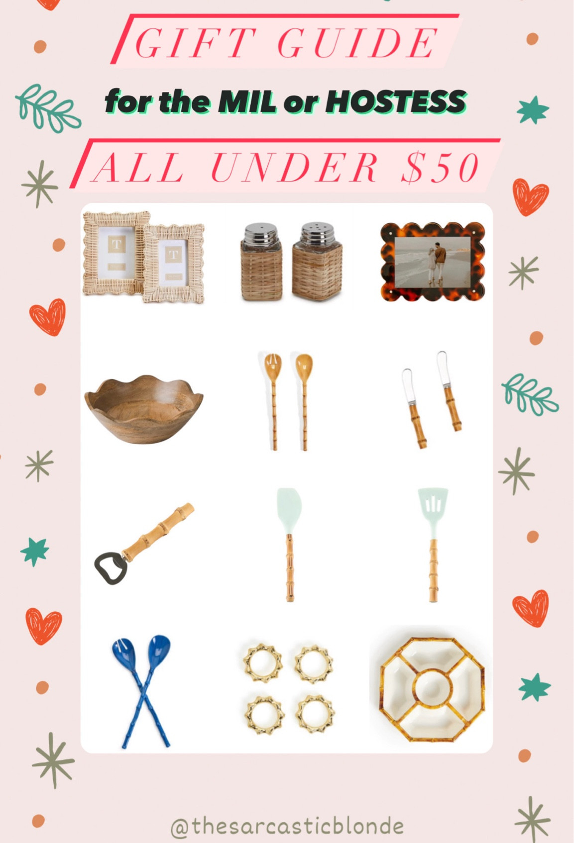 gift guide for her / mother in law / hostess / MIL / all under $50 

#LTKHoliday #LTKGiftGuide #LTKfindsunder50