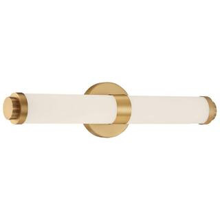 Access Lighting Aqua 4.5 in. Brushed Gold Vanity Light Bar with Opal Glass Shade 62530LEDD-BG/OPL... | The Home Depot