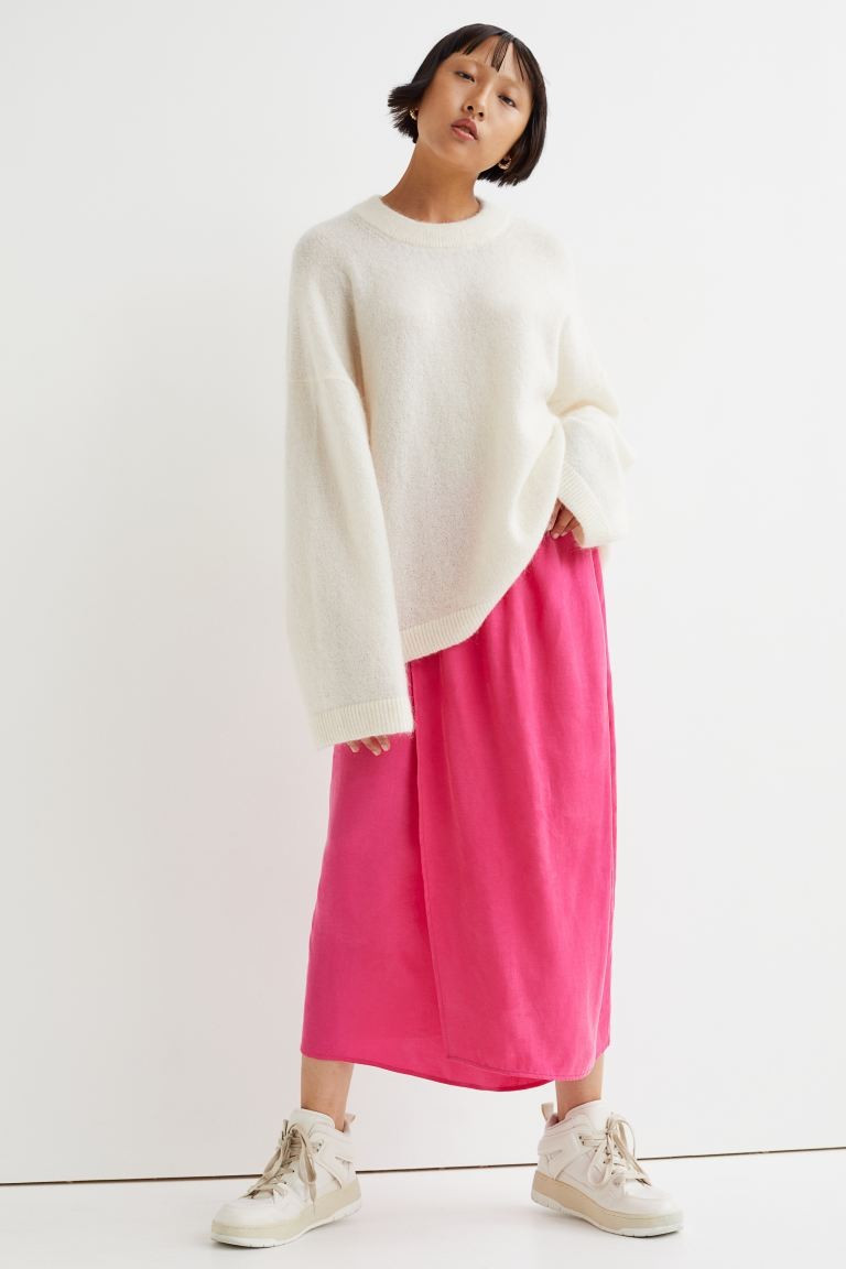 Lyocell Wrapover Skirt | H&M (US + CA)