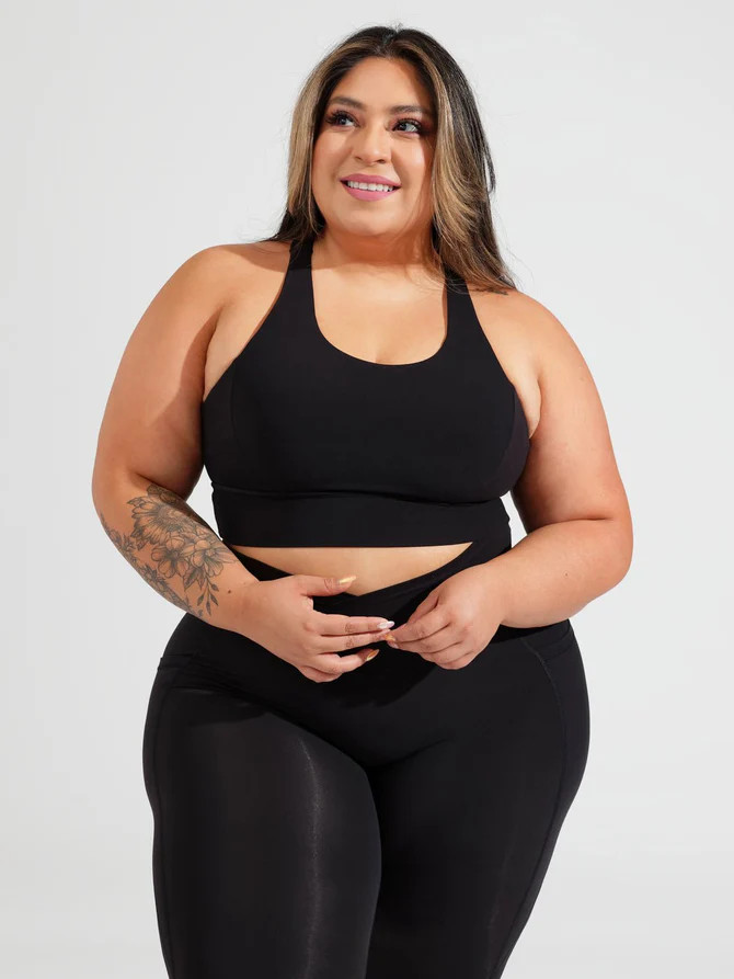 Rosa Sports Bra - White | Buffbunny