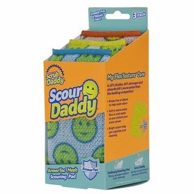 Scour Daddy - Pack of 3, Scour Daddy? is stronger, thicker and more absorbent than ordinary scouring | Walmart (US)
