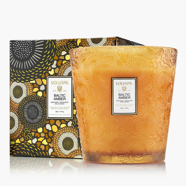 Baltic Amber - 3 Wick Hearth Candle | Voluspa
