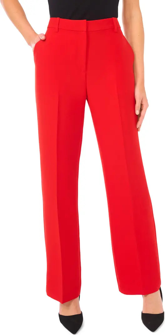 High Waist Straight Leg Pants | Nordstrom