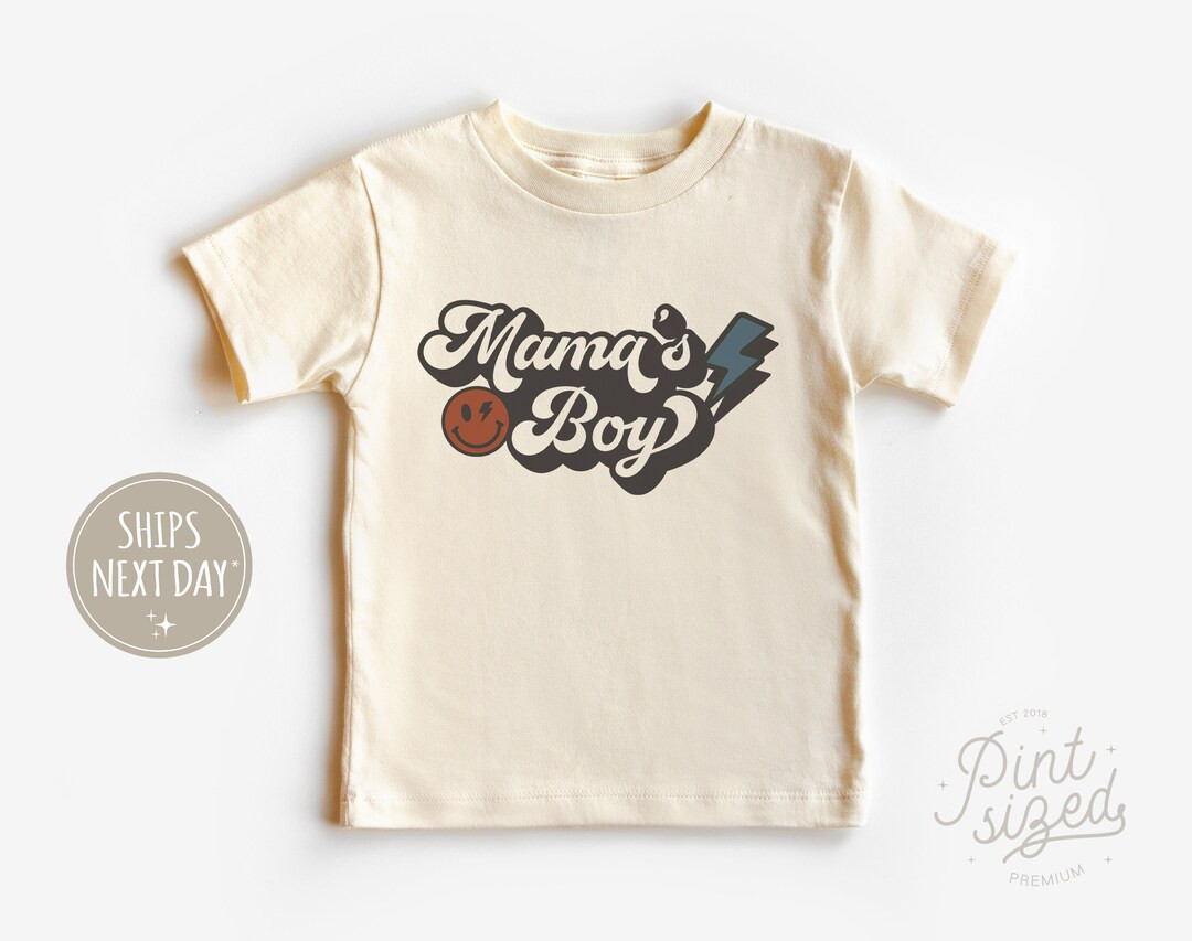 Mama's Boy Toddler Shirt  Cute Boys Kids Shirt  Retro - Etsy | Etsy (US)
