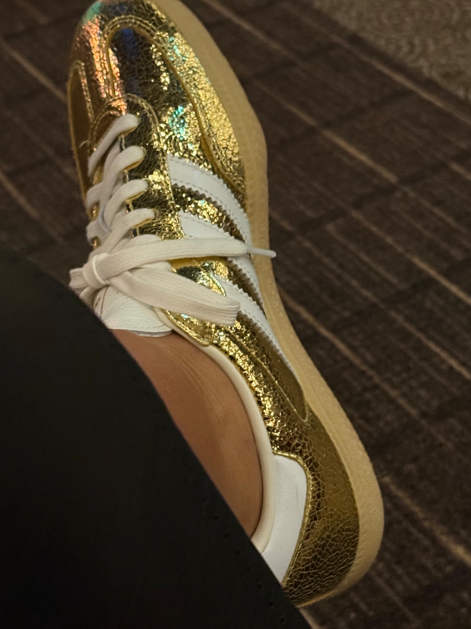 Gold adidas 