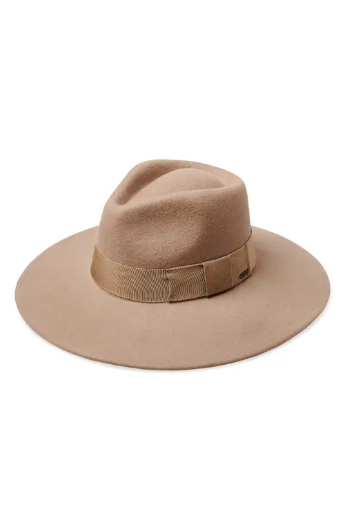 Brixton Joanna Felted Wool Hat in Light Tan at Nordstrom, Size X-Small | Nordstrom