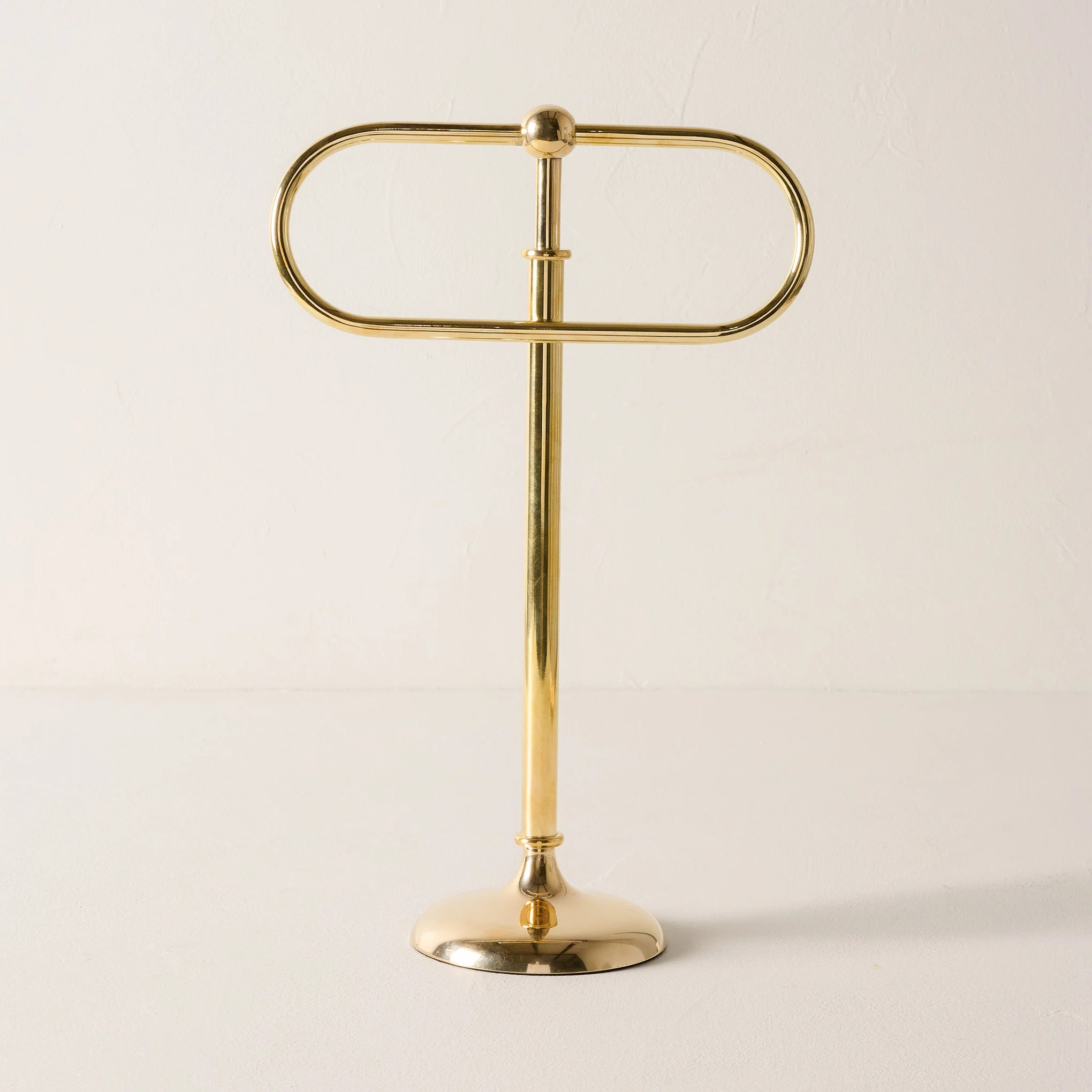 Jules Brass Towel Stand | Magnolia