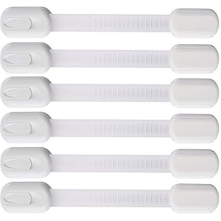 Child Safety Strap Locks (10 Pack) Baby Locks For Cabinets And Drawers, Toilet, Fridge & More. 3M Ad | Amazon (US)