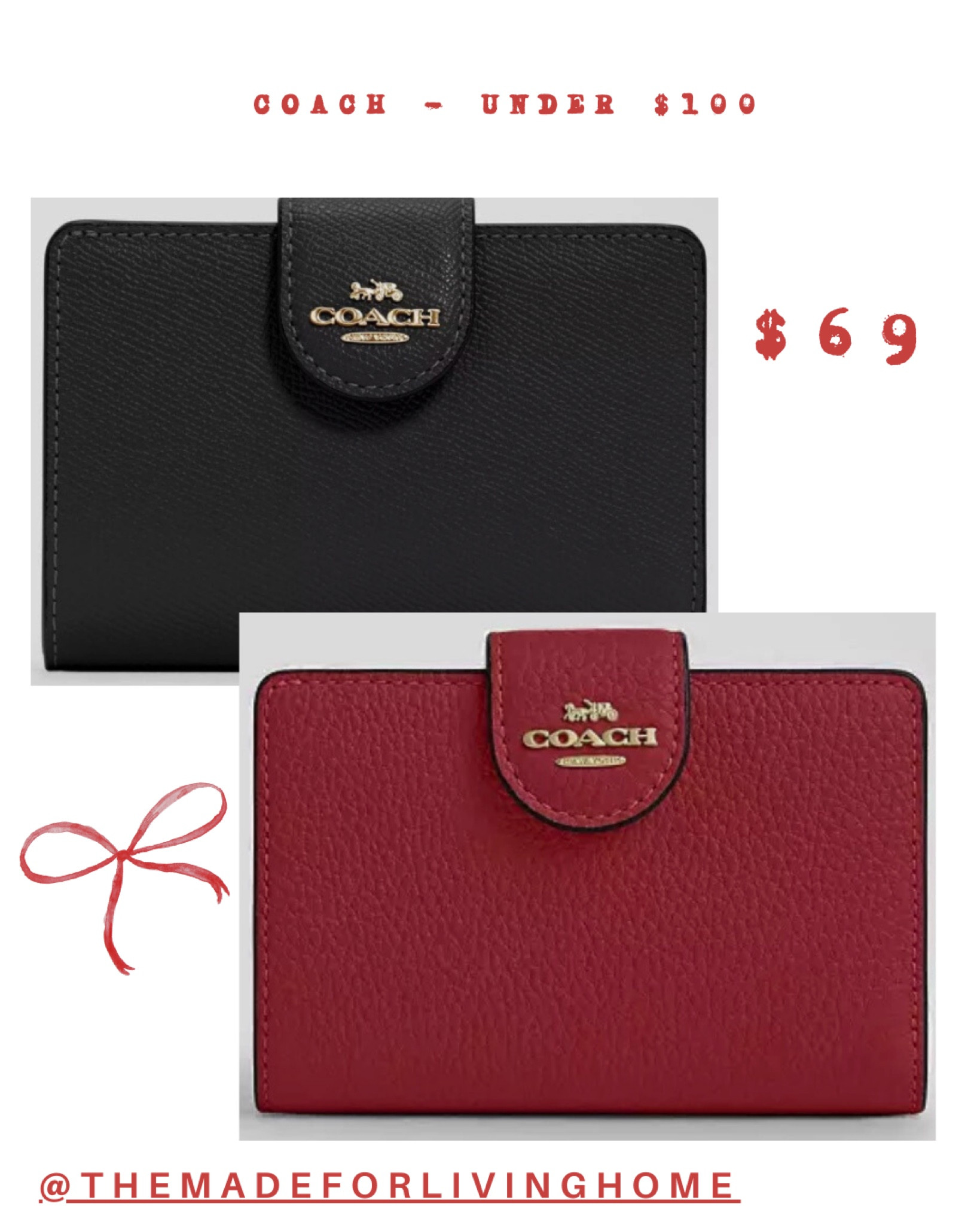 $69 Coach wallet! 

#LTKstyletip #LTKfindsunder100 #LTKSeasonal