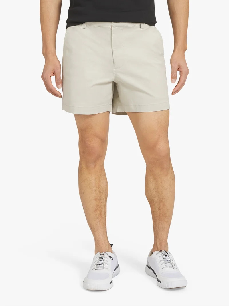 Chaps Men's & Big Men's Flat Front Shorts, Sizes 30-42, 5" Inseam | Walmart (US)