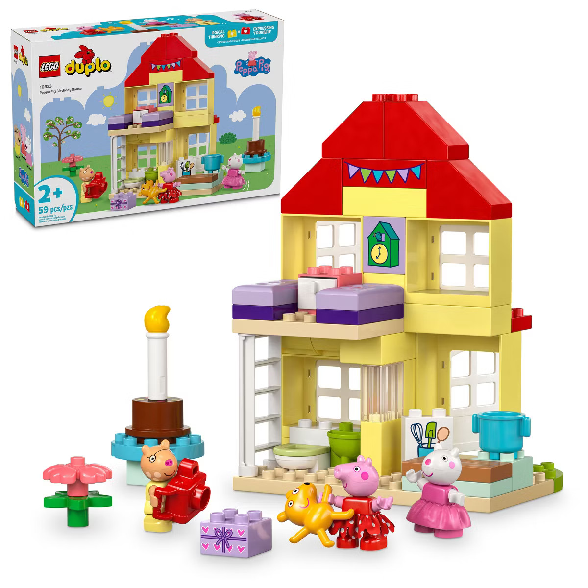 LEGO DUPLO Peppa Pig Birthday House 10433 | Target