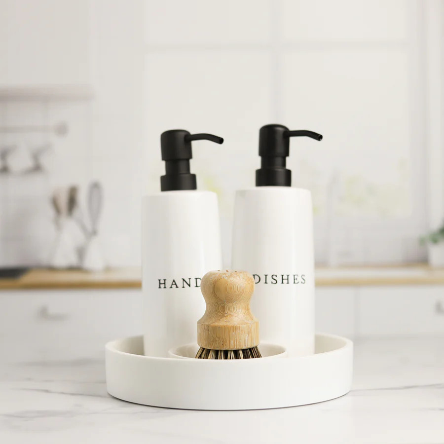 Round Stoneware Tray | Hardeman Home