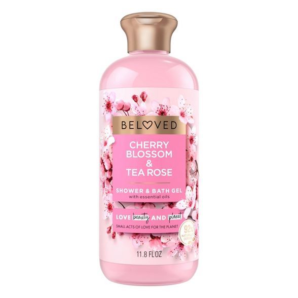 Beloved Cherry Blossom & Tea Rose Shower & Bath Gel Body Wash - 12 fl oz | Target
