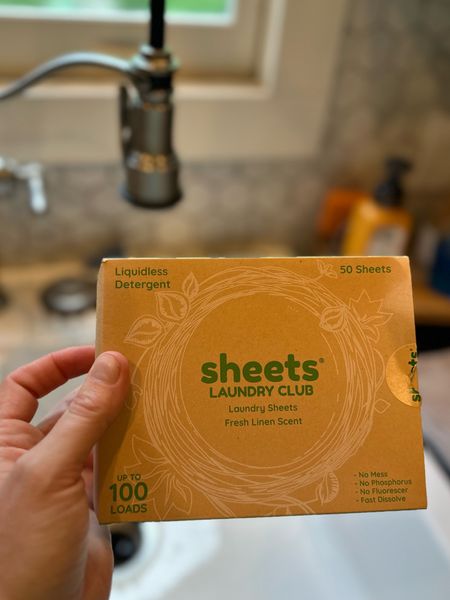 Laundry detergent sheets. These work so great, especially for traveling. They can be used in machines or for hand washing. 

#LTKtravel #LTKFind #LTKfamily