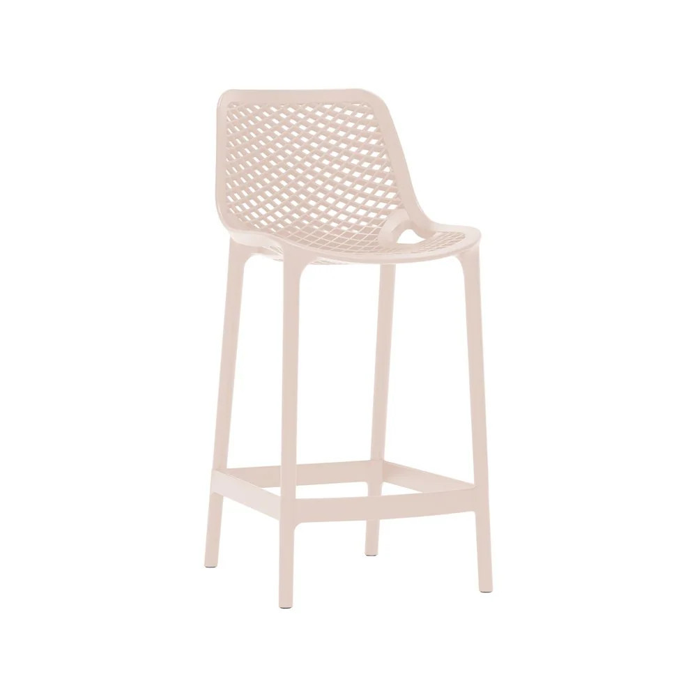 Meridian Mykonos Pink Outdoor Patio Stool Set of 4 one_size | 330PINK | Lowe's
