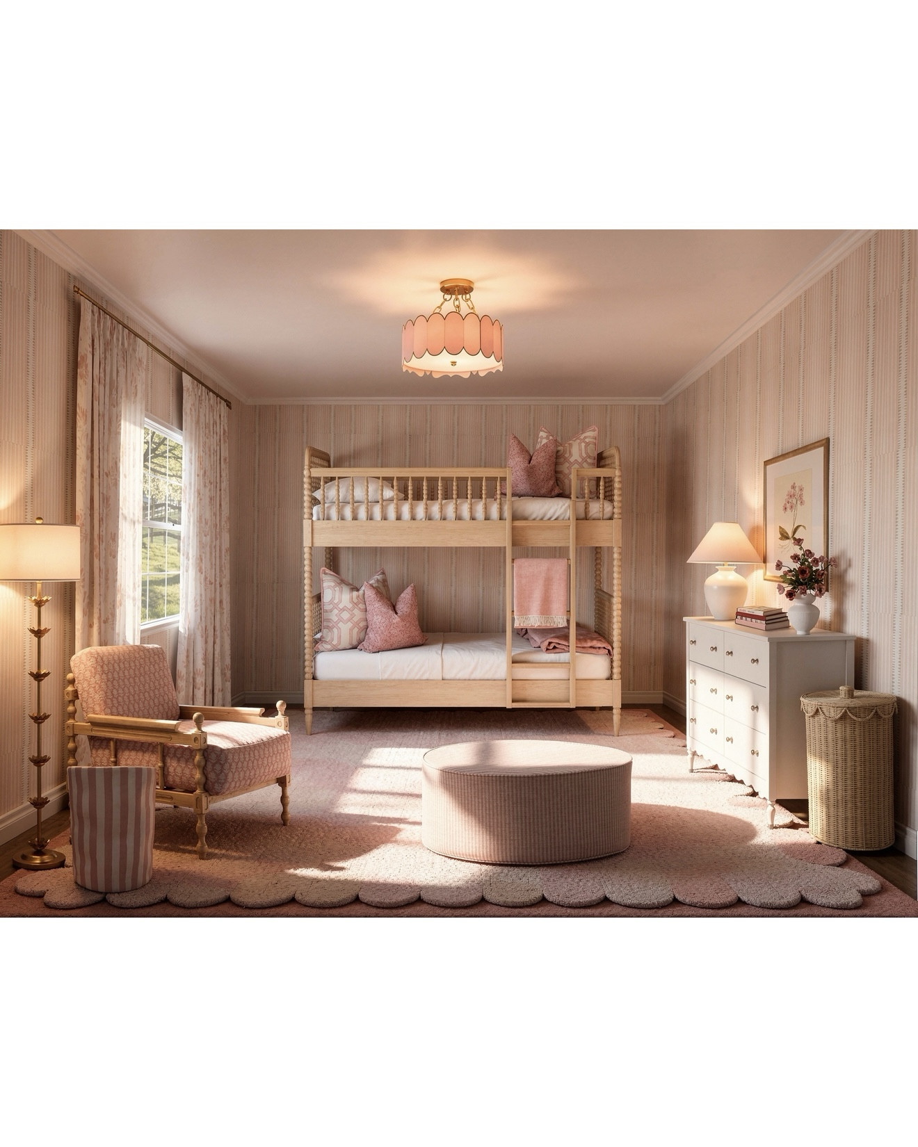 Cutie bunk bed room renderings vs concept designs! 

#LTKSaleAlert #LTKHome #LTKKids