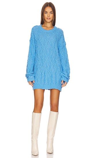 Isla Cable Tunic in Marine | Revolve Clothing (Global)