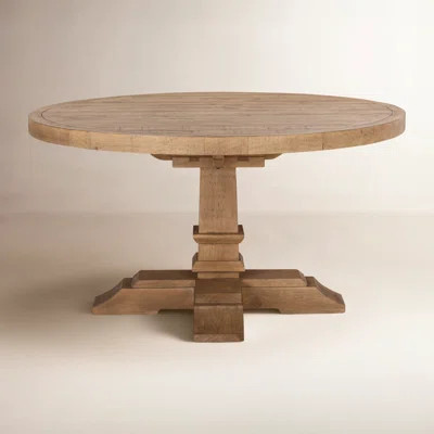 Vienna 55" Reclaimed Pine Round Dining Table | Wayfair North America