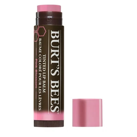 Burt s Bees 100% Natural Tinted Lip Balm Pink Blossom with Shea Butter & Botanical Waxes - 1 Tube | Walmart (US)
