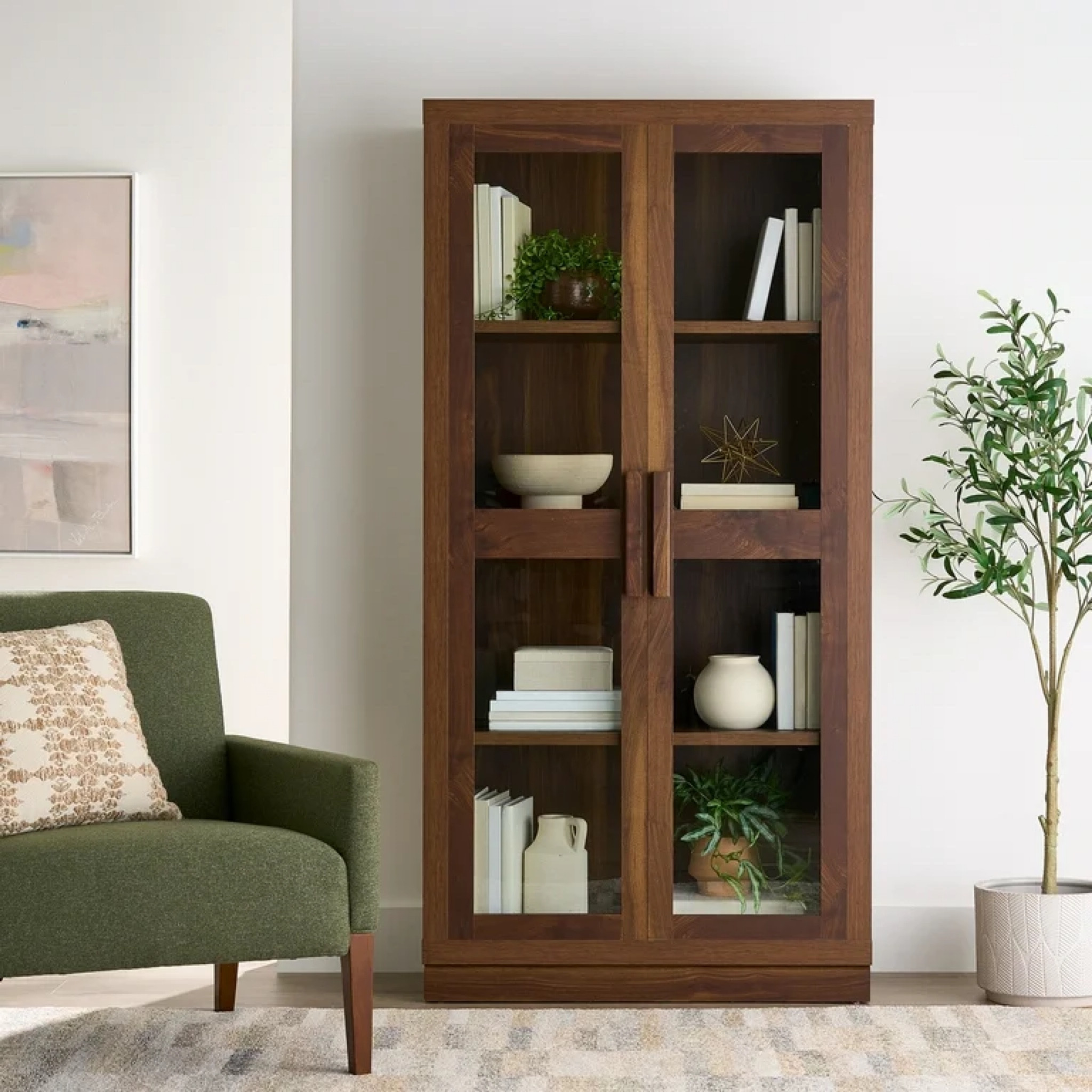 Walmart Find! Bookshelf Cabinet in 3 different finishes! Great home find and currently ON SALE! #walmartfind

#LTKSaleAlert #LTKHome