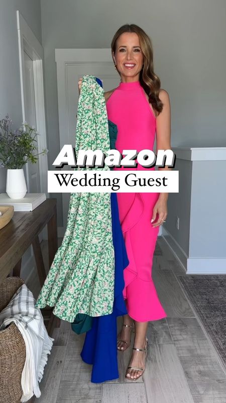 Amazon wedding guest dresses. Summer wedding guest. Cocktail dresses. Party dresses. Modi wedding guest dresses. Floral wedding guest maxi. Wearing smallest size in each. Spring wedding guest. Gold heels are TTS.

#LTKshoecrush #LTKwedding #LTKparties