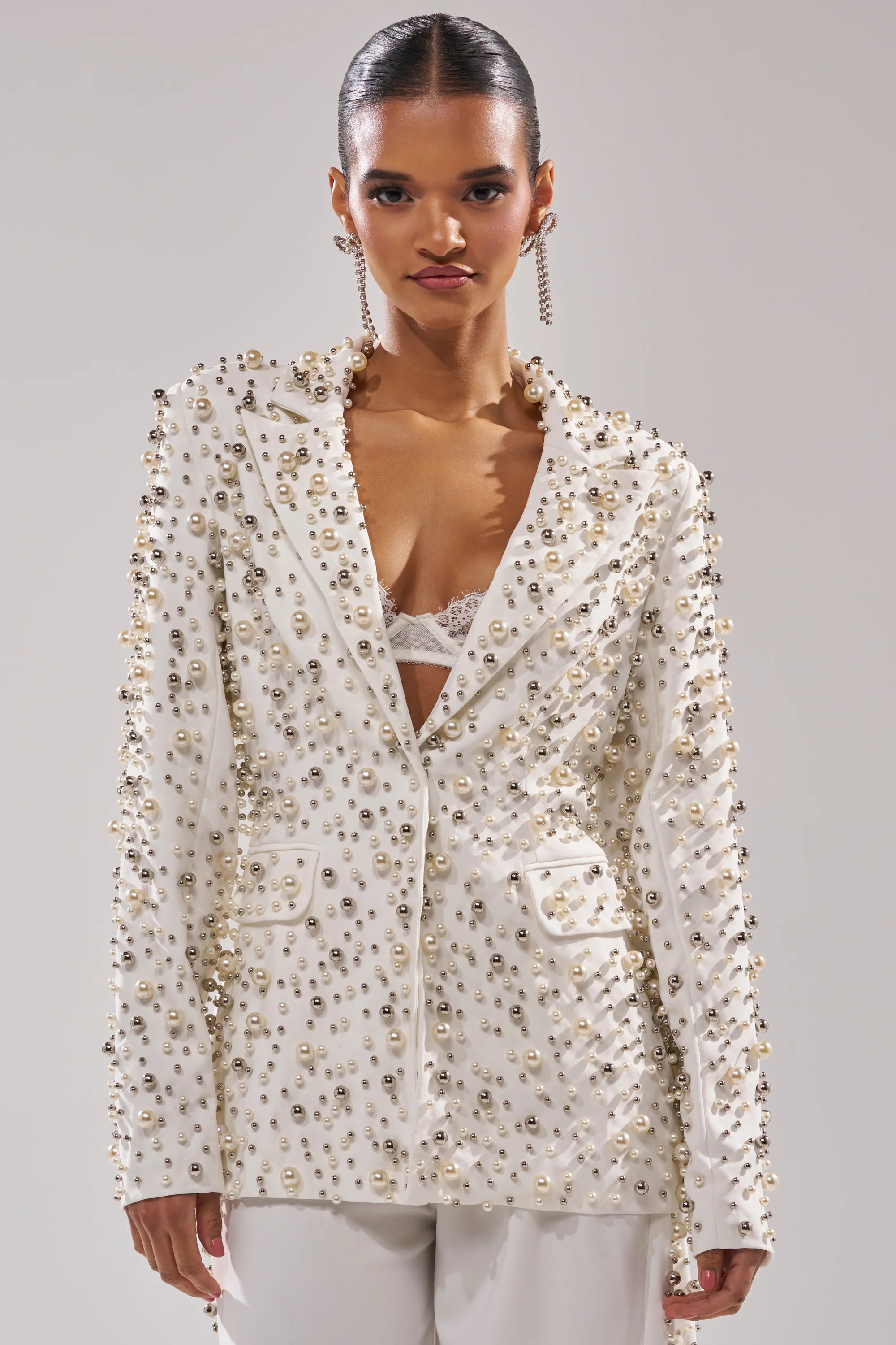 KEEP IT GOING EMBELLISHED BLAZER | AKIRA
