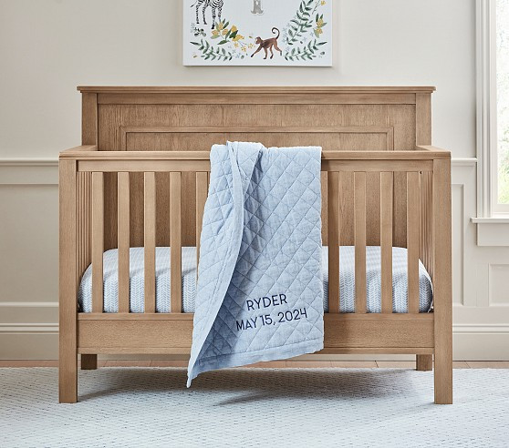 European Linen Baby Bedding | Pottery Barn Kids