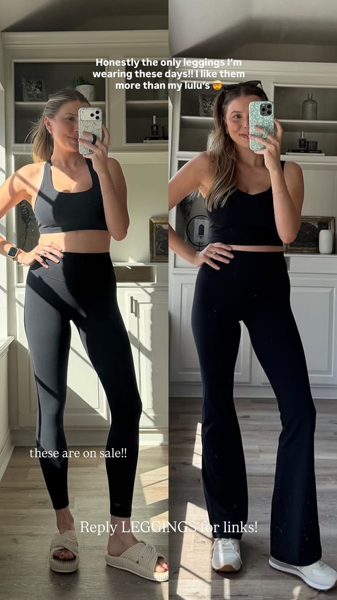 these are on sale!! Honestly the only leggings I’m wearing these days!! I like them more than my lulu’s 🤯 size S! 

#LTKmomlife #LTKootd #LTKfitnessgoals
