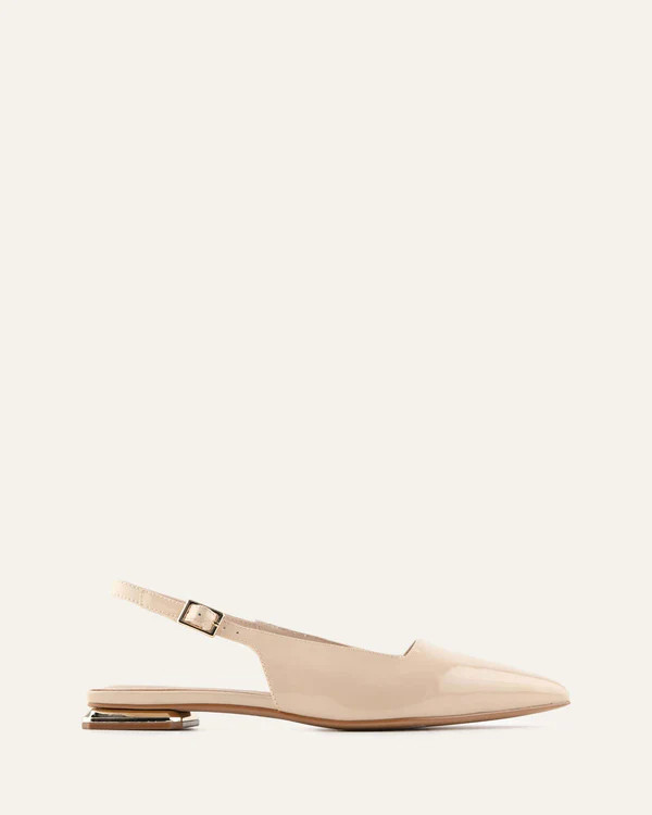 ECLIPSE DRESS FLATS SAND PATENT | Jo Mercer (AU)