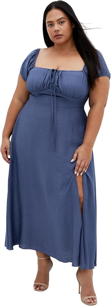 City Chic Women's Plus Size Dress - Abbigail Split Maxi | Amazon (US)