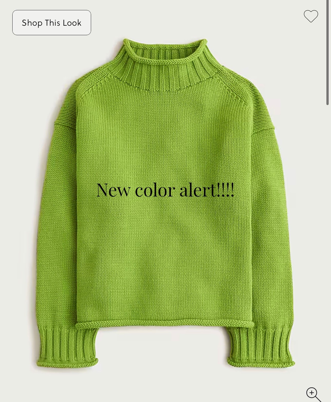 There’s a new rolled neck sweater drop!!! This green color is getting added to cart immediately!

#LTKootd #LTKSaleAlert