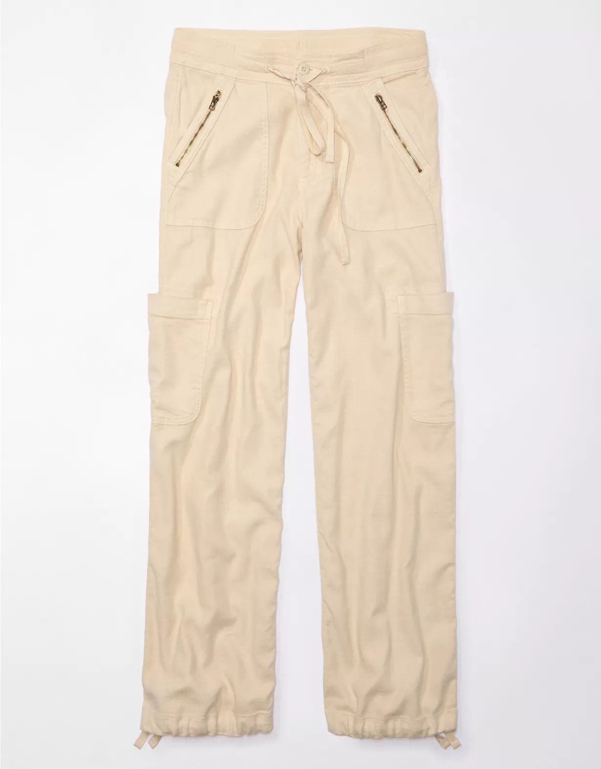 AE Dreamy Drape Linen-Blend Baggy Wide-Leg Cargo Pant | American Eagle Outfitters (US & CA)