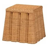 bali & pari Andrea Natural Rattan End Table - Handwoven Wicker Accent Table | Walmart (US)