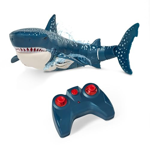 Terra - Remote Control Shark for Pool Toy – Realistic Moving RC Shark Toy for Water Play & Swimming Pools – Fun RC Pool Ocean Lake Toys for Kids – Battery-Operated Floating Toy | Amazon (US)