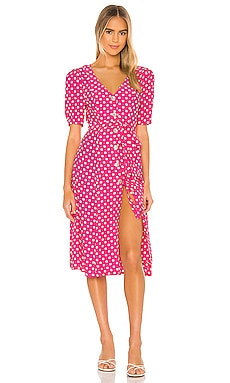 LPA Bambina Dress in Pink Anette Dot from Revolve.com | Revolve Clothing (Global)