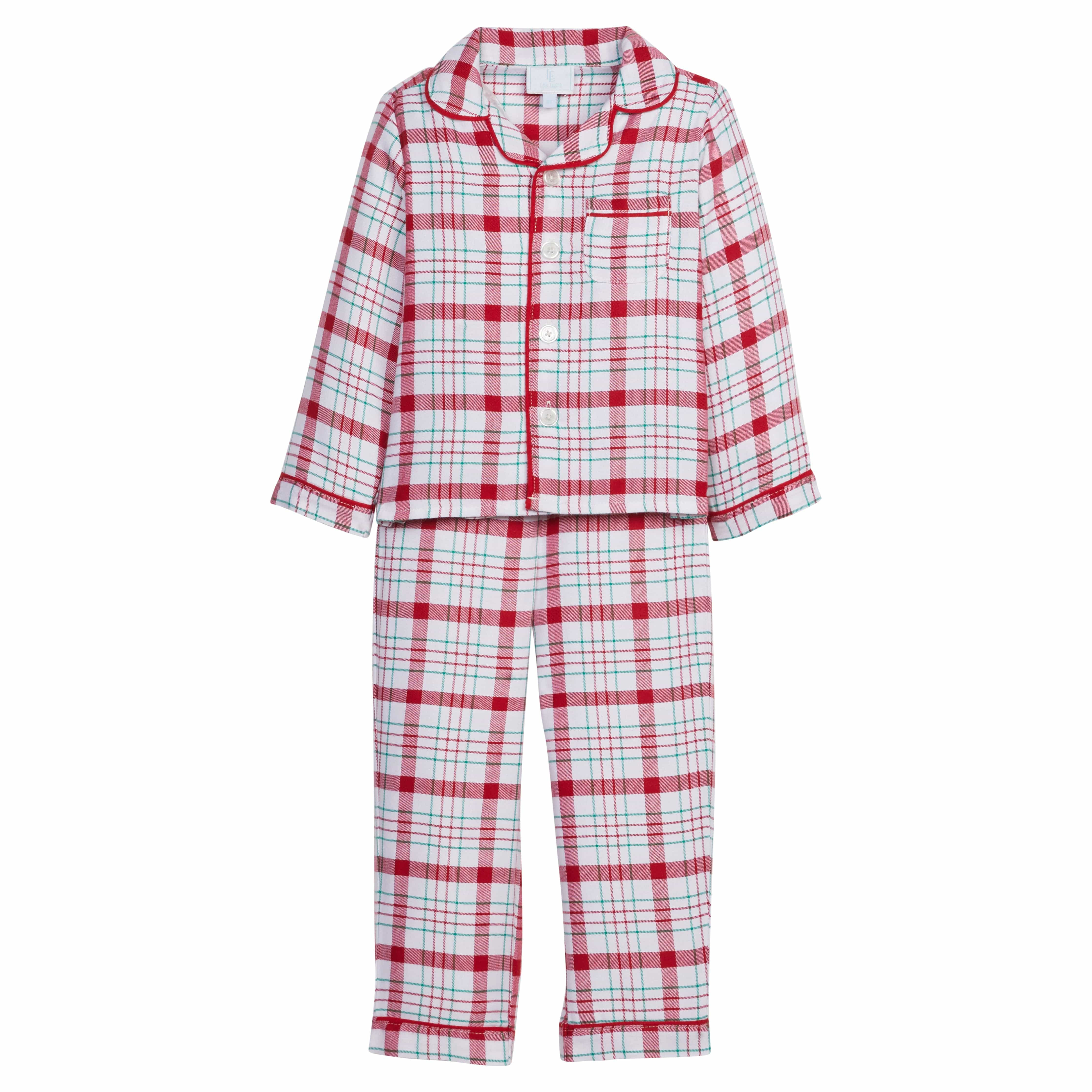 Classic Pajama Set - Holiday Plaid | Little English