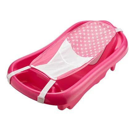 The First Years Sure Comfort Newborn to Toddler Baby Bath Tub, Infant Bath Tub, Pink | Walmart (US)