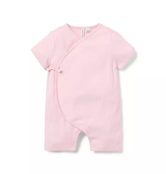 Baby Pointelle Wrap Romper | Janie and Jack