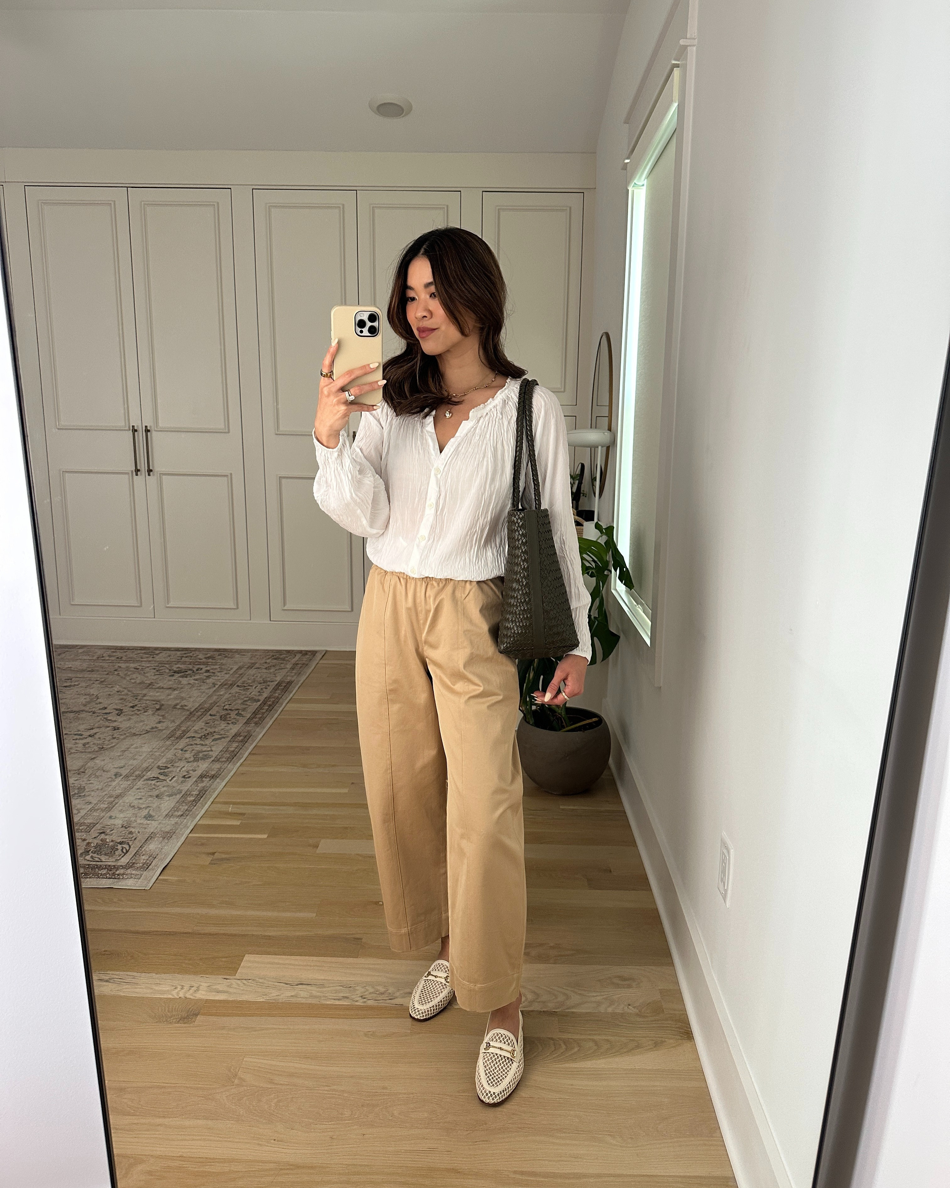 Sizing info: 
•Top size XS
•Pants size 2XS

petite fashion, get dressed with me, outfit inspiration, ootd, nashville outfit, Nashville influencer, petite style, vacation style, casual outfits, mom style, petite pants, spring outfits, spring outfit info, spring pants, spring outfit idea, spring top, spring bag, spring blouse, spring shoes, spring trouser, loafers 
@Aritzia 
 

#LTKootd #LTKPetite #LTKSeasonal