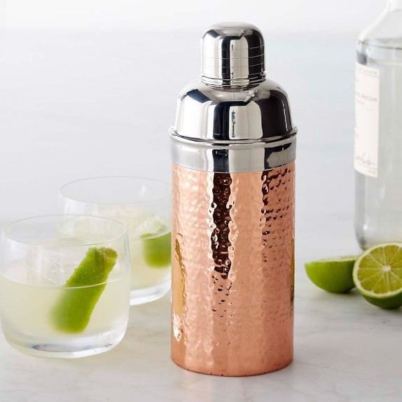 Copper Hammered Cocktail Shaker | Williams-Sonoma