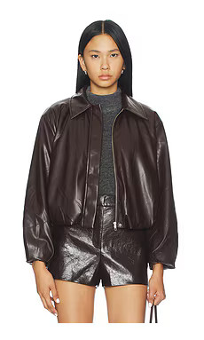 ASTR the Label Raevin Jacket in Dark Brown from Revolve.com | Revolve Clothing (Global)