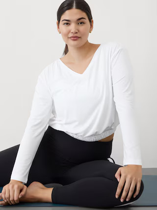 With Ease Bubble Hem Top | Athleta